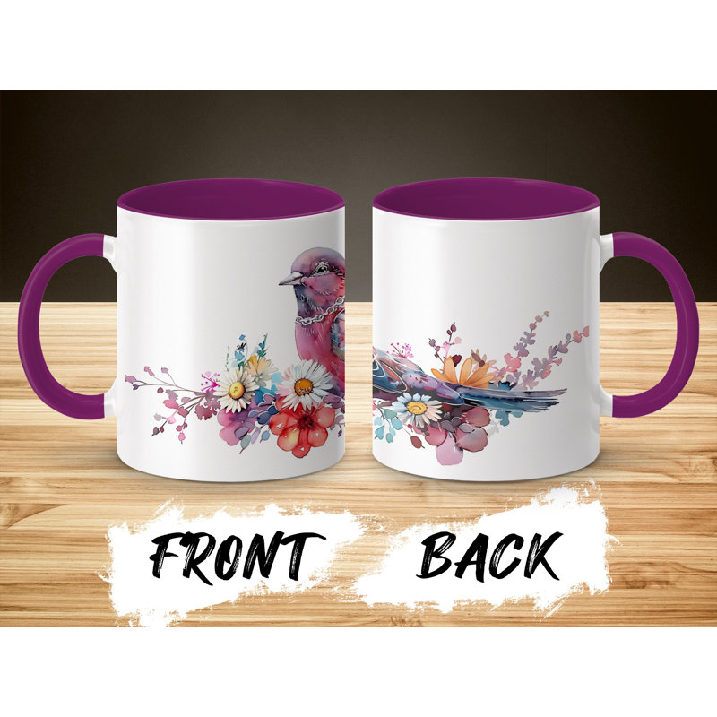 Ceramic Coffee Mug, Purple