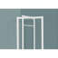 Coat Rack, Hall Tree, Free Standing, Hanging Bar, Entryway, 72"H, Bedroom, White Metal, Contemporary, Modern