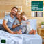 Ensemble de draps 100% satin de coton 200 fils respirant et rafraîchissant-86162150-86162154