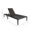 Harbor 78" Long Reclining Single Chaise - Left Arm