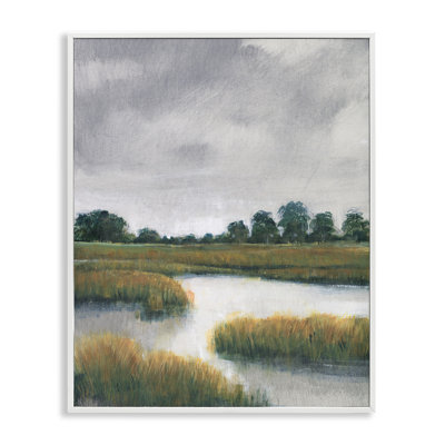 Art de giclée de paysage de marais nuageux par Tim Otoole