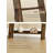 Rustic Blanket Ladder With Shelves And Hooks, 6-Tier Decorative Ladder Shelf For Blankets, Towels, And Home Organization, Wall-Mounted Farmhouse Storage Rack