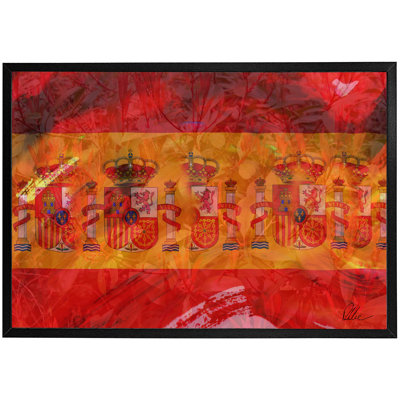 Spain Flag - Single Picture Frame Print