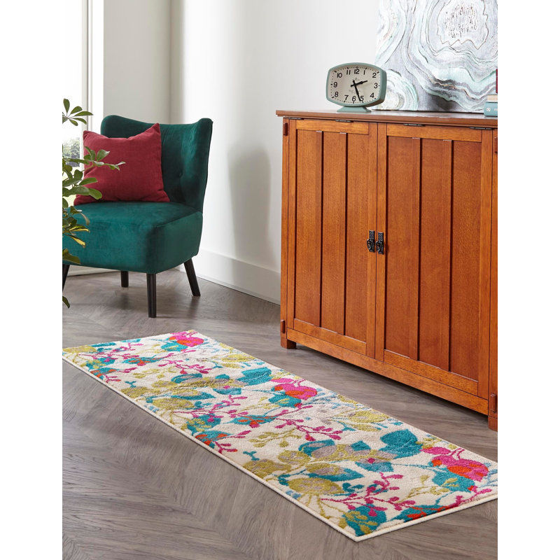 Analiese Floral Indoor Rug, Runner 2' x 8'