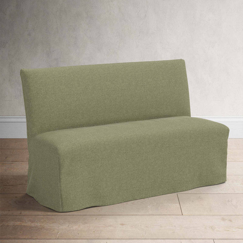 Ivanka Upholstered Bench, Zuma Laurel Textured Linen
