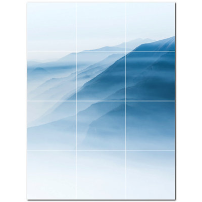 8'' x 8'' Satin Ceramic Decorative Mural