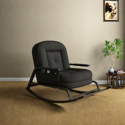 Chaise berçante confortable et robuste