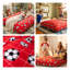 Coussin sensoriel avec blocs en mousse - grand tapis de sol pour enfants et adultes, housse en molleton rouge, 72 x 48 x 15 pouces-130132071