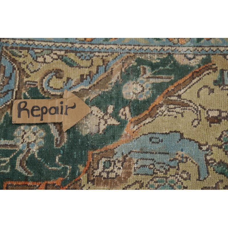 Tapis traditionnel géométrique rétro 8 x 11