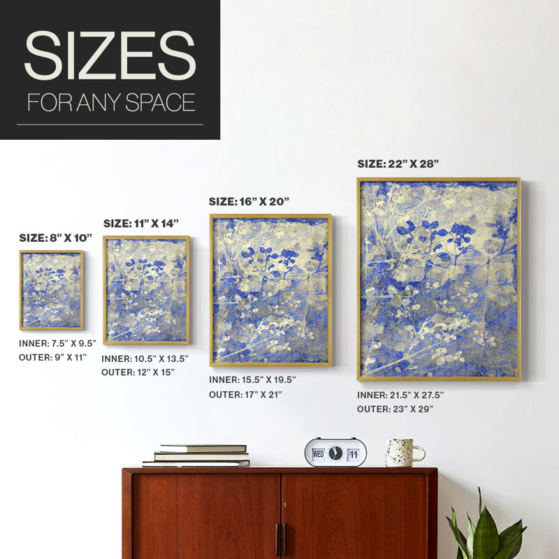 Boundless I Framed Print - Solid Wood, 20" H x 16" W