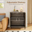 Armoire décorative à 2 portes et tablette réglable-826750797