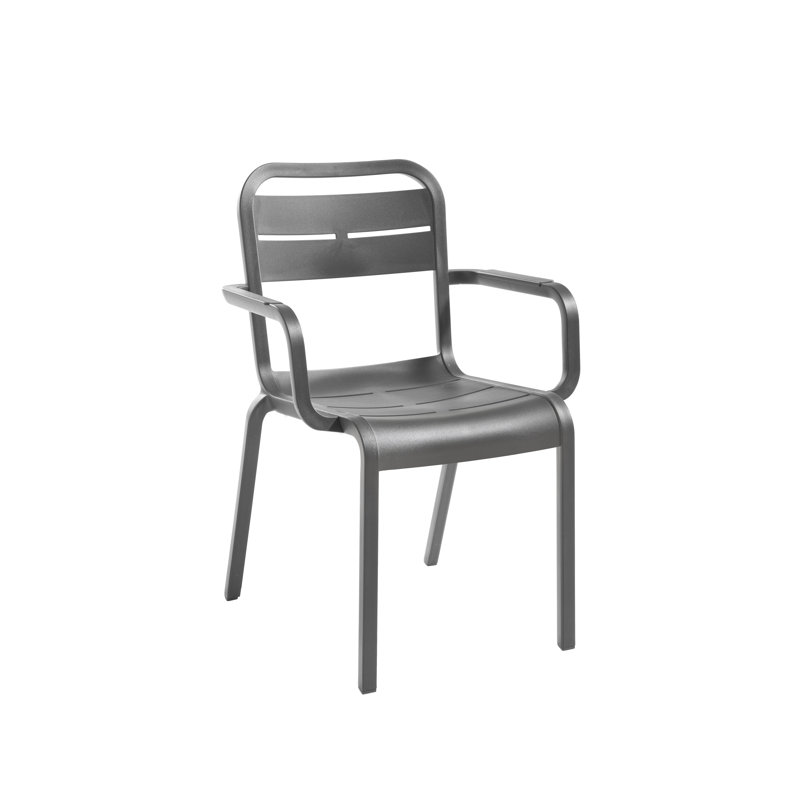 Fauteuil de salle à manger Premium Premium, Gris anthracite