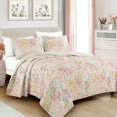 Lage Luxury 3 Piece Reversible Bedspread