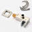 Ceiling Mounted Shower With 16" Head & Handheld - Brushed Nickel, Brass Made System-125173522