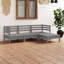 Ensemble de patio complet 4 pièces Silbia-121633709