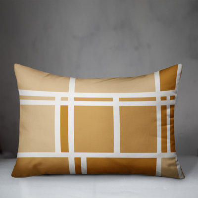  Indoor / Outdoor Geometric Lumbar Pillow