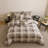 Grid Comforter Set Plaid Bedding Set 1 Checkered Comforter with Pillowcases-115352626-114984124