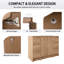 Ensemble de meuble-lavabo simple 48 po avec plateau en résine Bellmead-490113217