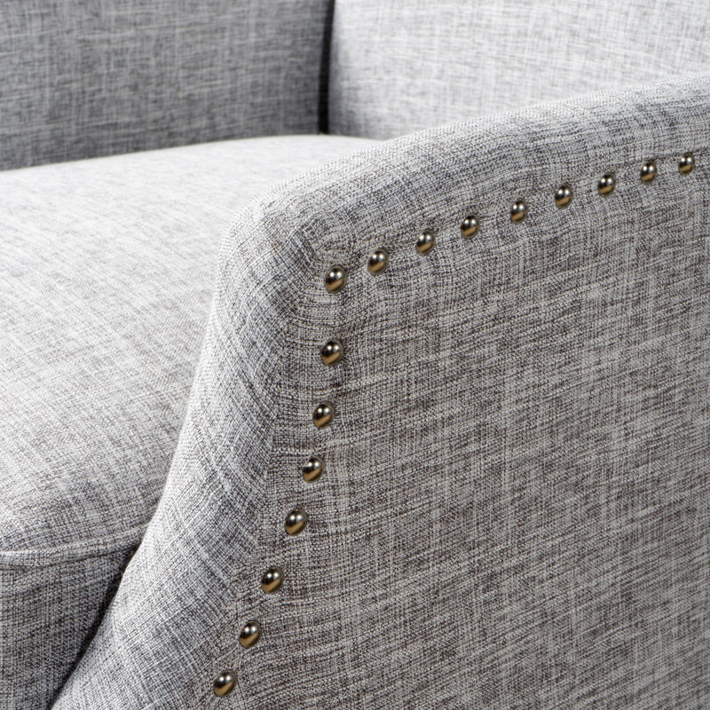 Aliosha Upholstered Recliner, Gray