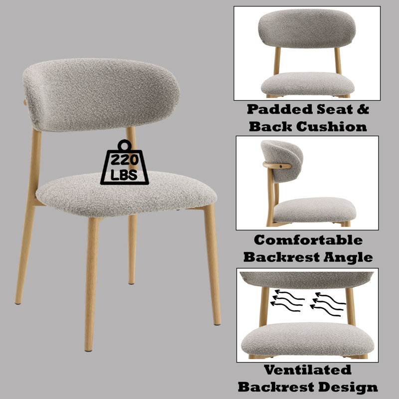 Ensemble de 2 chaises d'appoint Kacey
