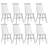 Alvie Solid Wood Cross Back Side Chair-99057959
