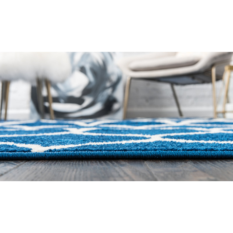 Llanet Geometric Indoor Rug, Square 4'1"