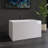 Tidal 47" Acrylic Freestanding Bathtub With Seat Rectangular Freestanding Soaking Tub