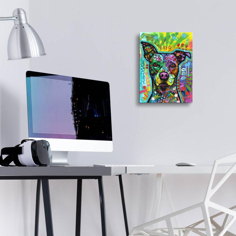 Hokku Designs «It's Only Love» par Dean Russo Studios, art mural en verre acrylique ACR-40065, H 16 po x l 12 po x P 0,13 po