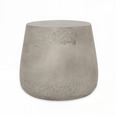 Outdoor Lightweight Concrete Side Table