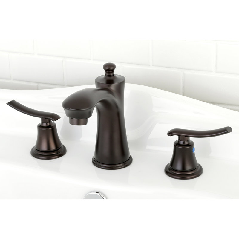 Robinet de salle de bain espacé Kingston, Bronze huilé