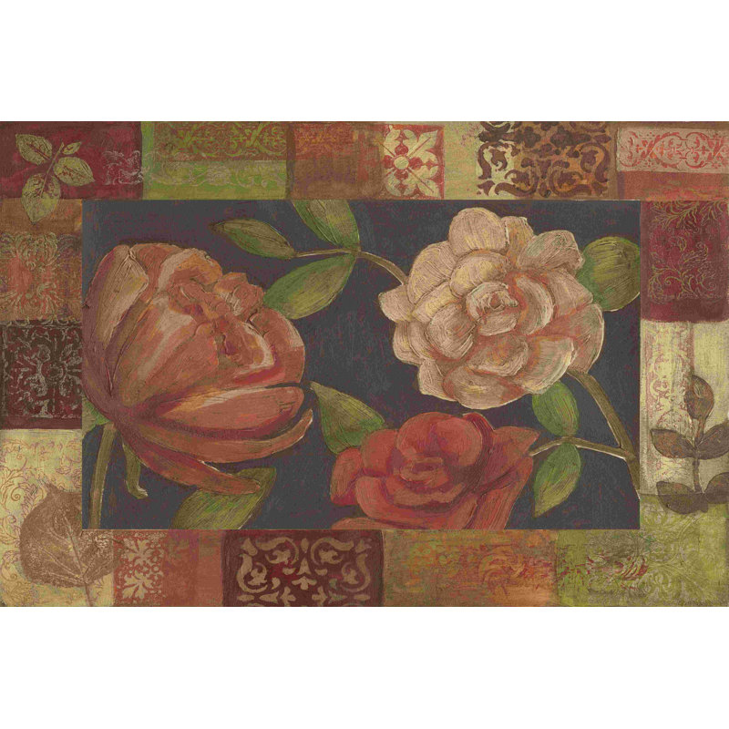Patchwork floral II, H 20 po x l 30 po