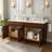 72" Double Bathroom Vanity Base Only-106891054