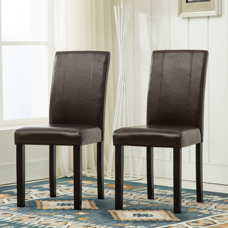 Tereza 45.5cm H Upholstered Side Chair, Brown
