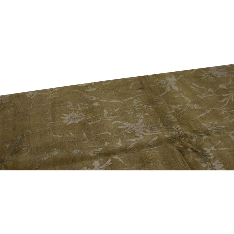 Handmade Silk and Wool Area Rug