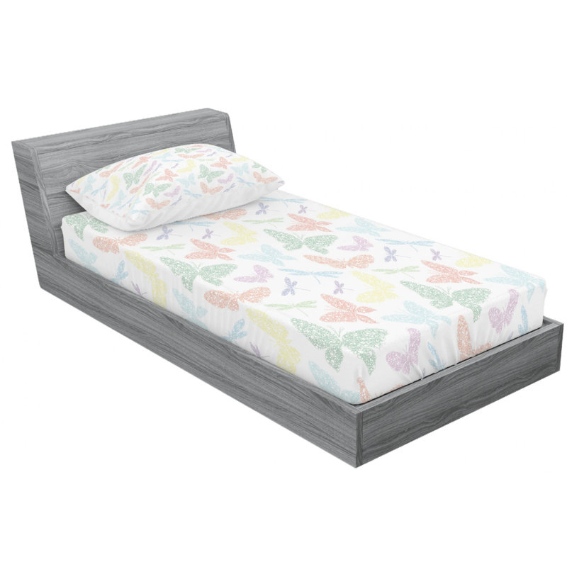Microfiber Sheet Set, Twin XL Sheet Set with Fitted Sheet