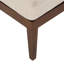 Chaise longue en tissu Sarom avec traversin-71521100