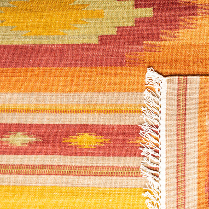 Bennett Hand Woven Wool Southwestern Rug, Rectangle 3' x 5'