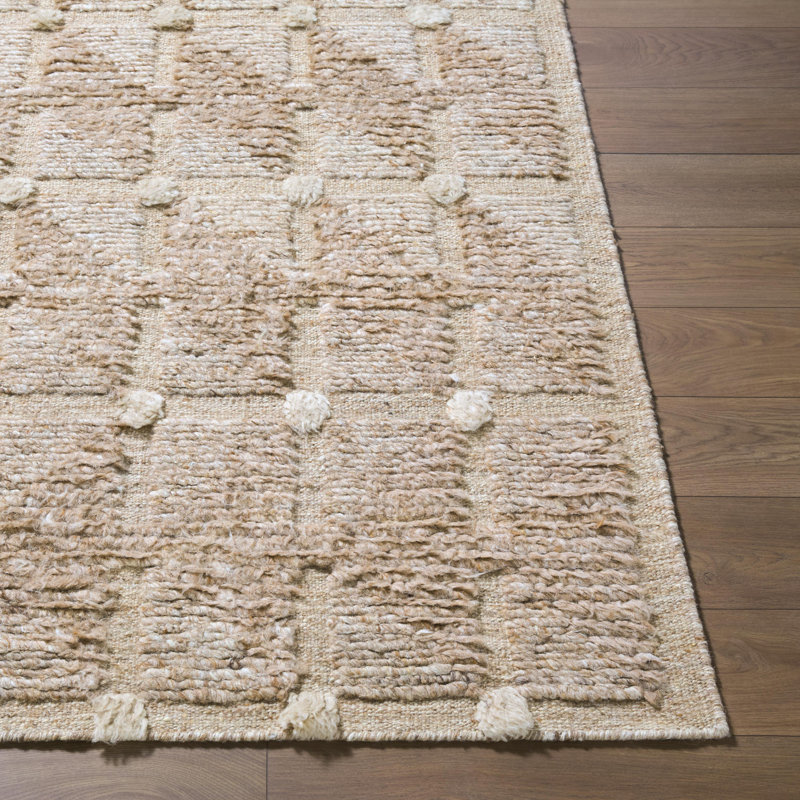 Hans Wool Geometric Area Rug, Rectangle 9' x 12'