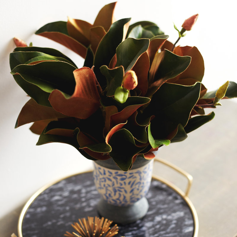 Plante magnolia artificielle 18" en urn