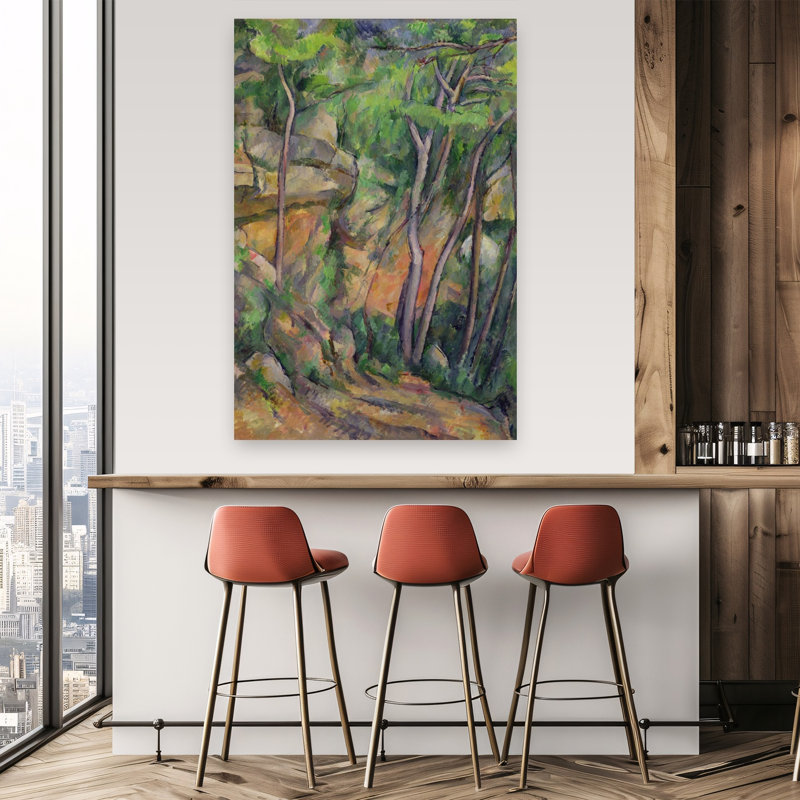 In The Park Of Chateau Noir, C.1896-99 Abstract Contemporary Landscape Tree Wall Art Print, 152.4cm H x 101.6cm W