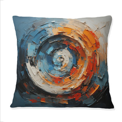 Coussin décoratif à spirales dynamiques