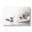 Stag & Wolf With At Winter In Abstract - Wrapped Canvas-55340138