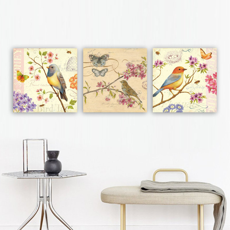 Ensemble de 3 impressions sur toile tendue