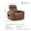 Fauteuil inclinable électrique Nura
