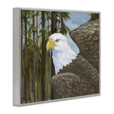 Woodland Eagle's View Framed Giclee, design by Paul Brent