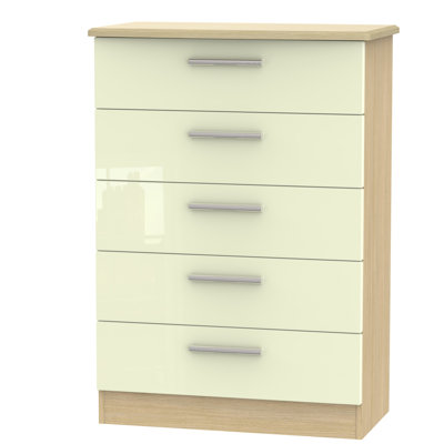 Fully Assembled Yvette 5 Drawer Chest