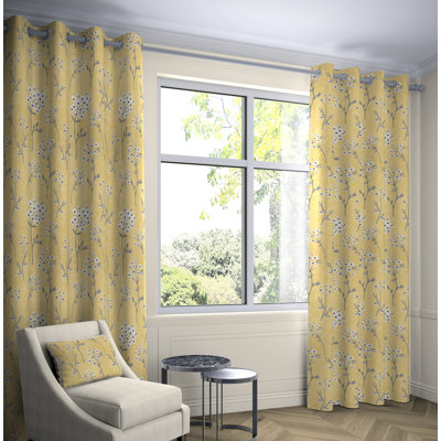 Prospe Cotton Room Darkening Curtain Pair