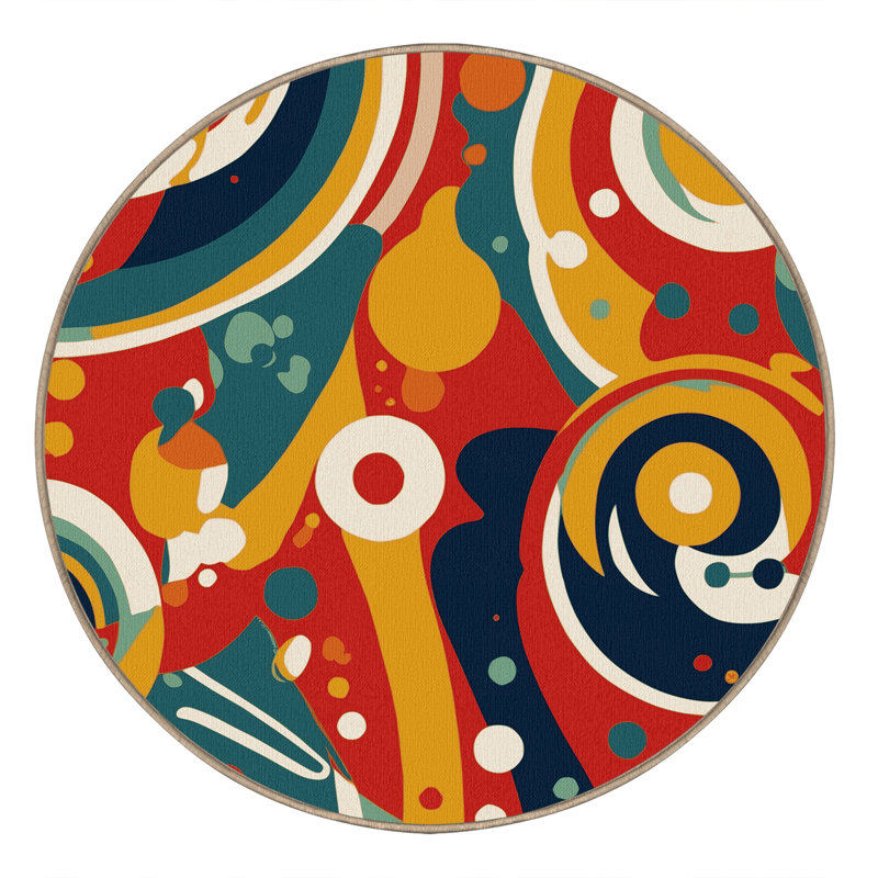 Tapis Spiried Stomp, Rond 5 pi