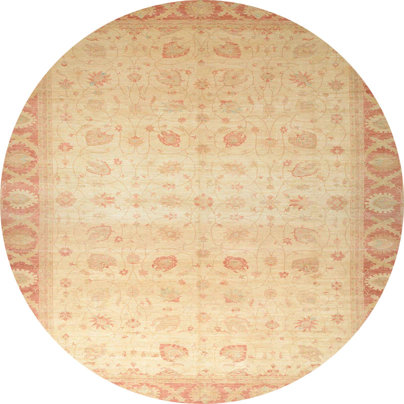 Tapis abstrait moderne 34, Rond 6 pi