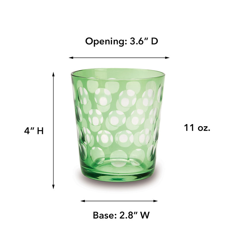 11 oz. Melrose Verre à boire, Vert